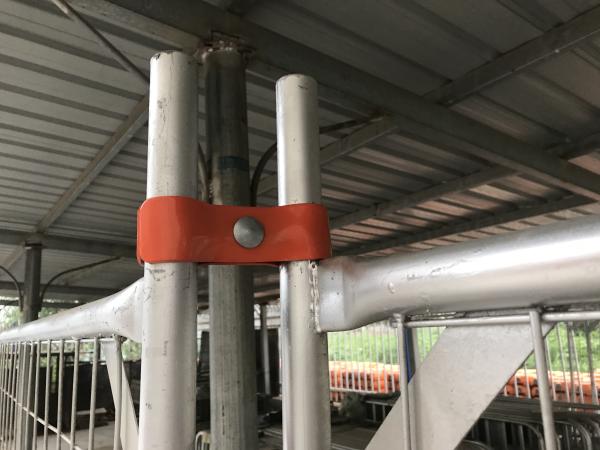 22.00kg Temporary Barrier Fencing / Construction Site Fencing Q235 Steel Materials