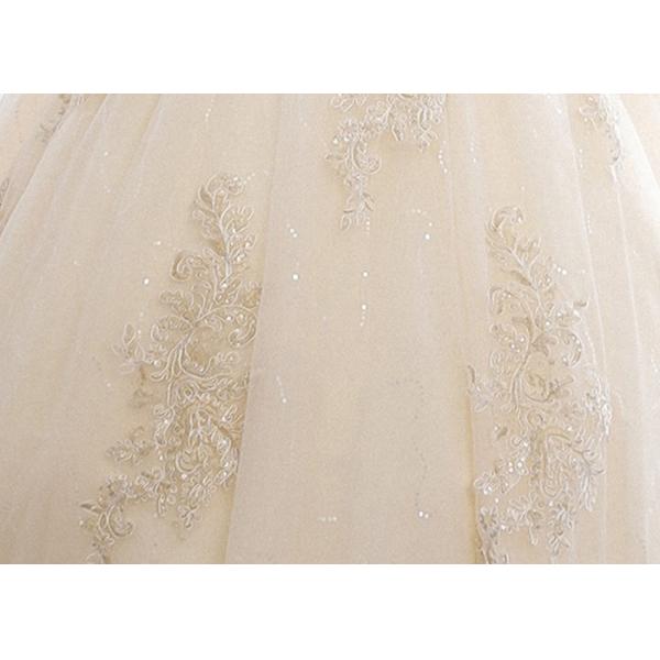 Lace Long Tail Bridal Dresses Off Shoulder Half Sleeve Back Bandage With Logo Custom