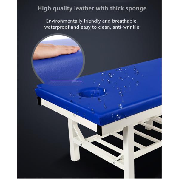 Collapsible ABS Side Rail Hospital Patient Bed Examination Table Wear Resistant