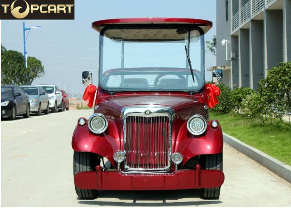Hotel Shuttle Classic Golf Cars , Street Legal Electric Vehicles 48V Battery Voltage