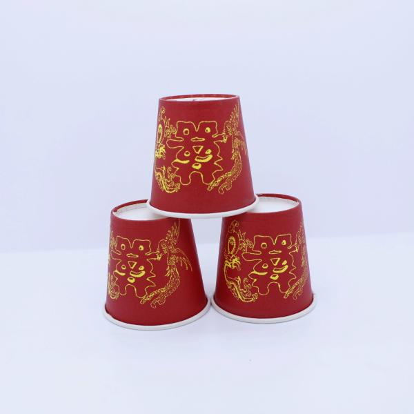 Чай Кофе Риппл Бумажная Чашка 2,5 унции - 32 унции Одностенная перерабатываемая с печатью логотипа