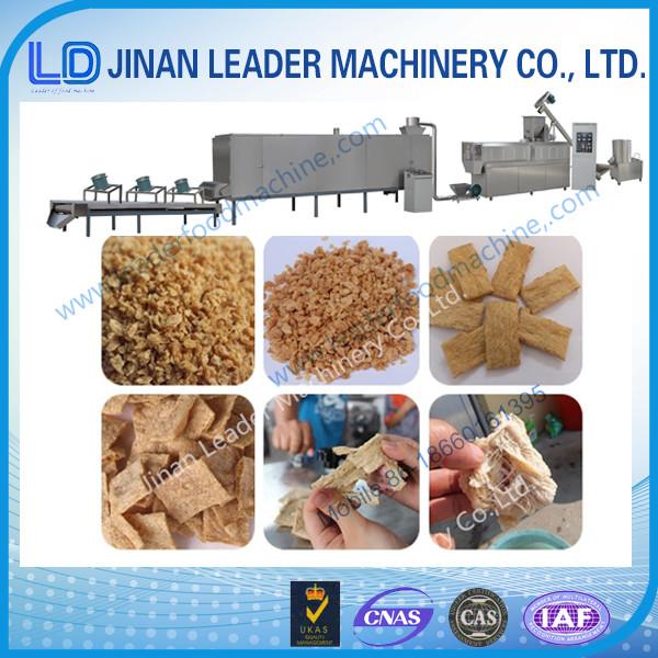2015 High efficiency vegetarian soya meat and soya nugget food extruder machine