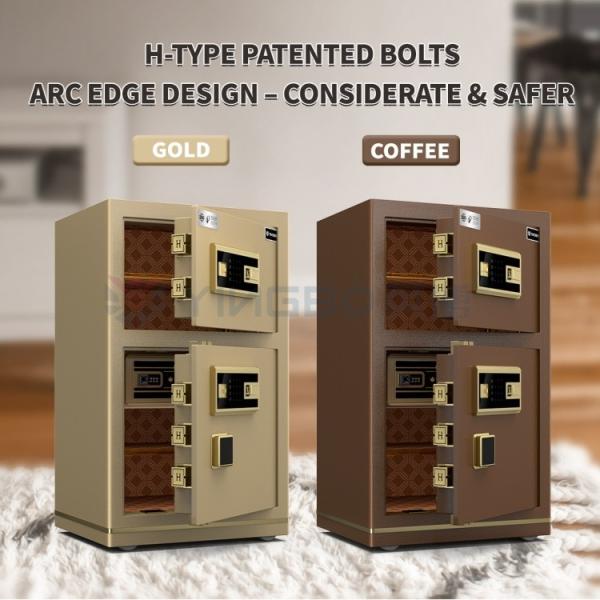 Boîte de sécurité de bureau intelligente à double alarme pour la sécurité H800mm 46±2KG YB/N7-80D