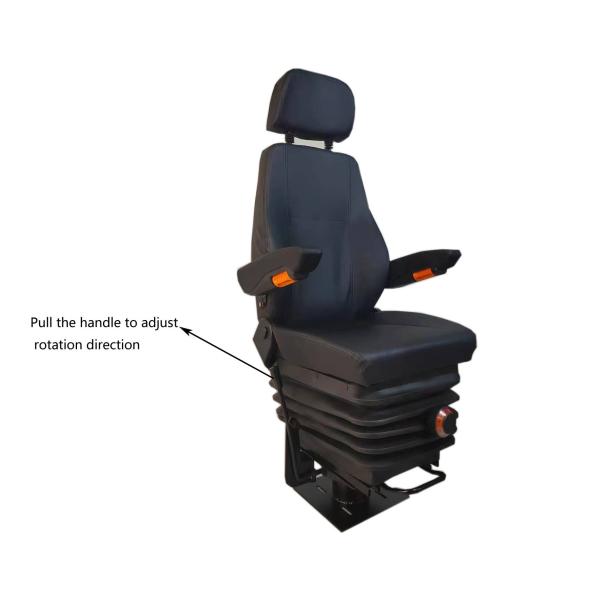 Mechanical Suspension Rotating Base Height Adjustable Train Seat