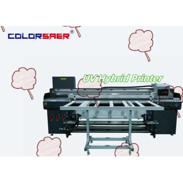 Long Service Time Hybrid UV Roll To Roll  And Flatbed Printer High Stability Commercial UV Printer