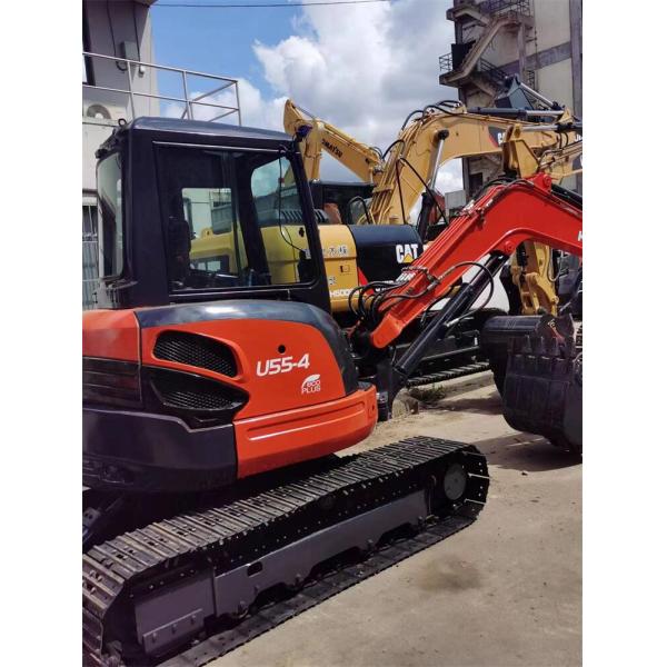5000 кг рабочая масса Kubota KX U55-4 мини экскаватор с оригинальным гидравлическим цилиндром