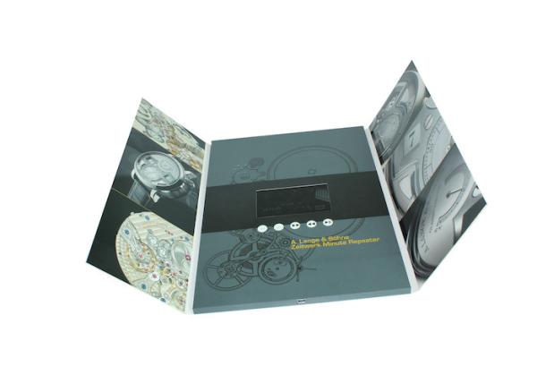 Promotional Full colors video booklet , 1G / 2G / 4G / 8G lcd video card