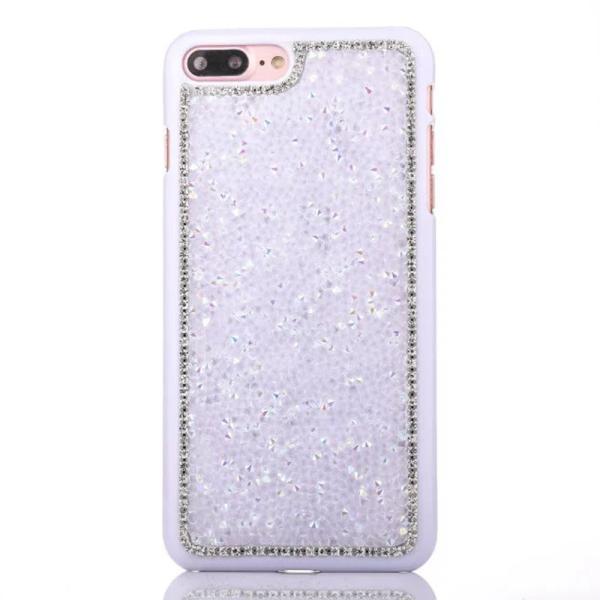 TPU Plating Glitter Jelly Color Pasted Back Cover Cell Phone Case For iPhone 7 6s Plus