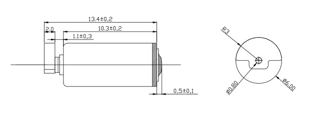 мотор с кронштейном, мини мотор вибрации 6*10mm 3v 3.7v вибрируя для регулятора игры