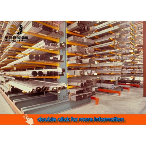 customized Steel Q235 Cantilever Wood Storage Rack For Garage