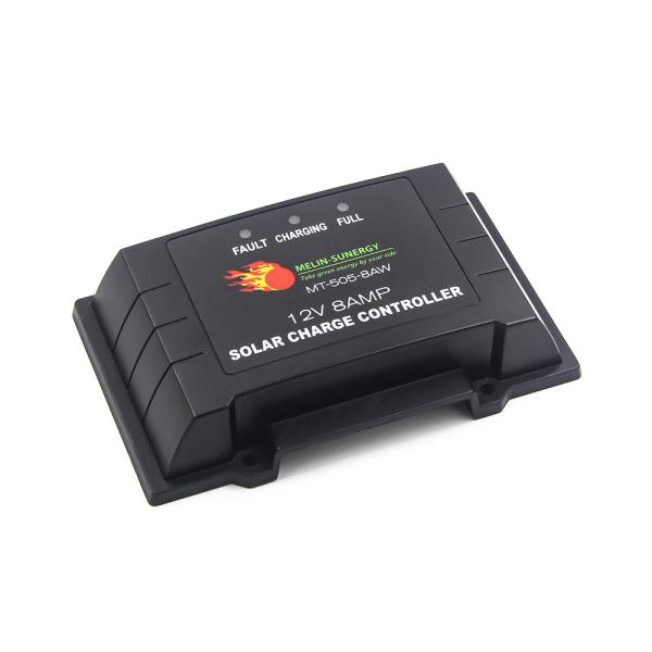 Compact Lightweight PWM Solar Charge Controller with LED Indicator for 12V/24V Systems