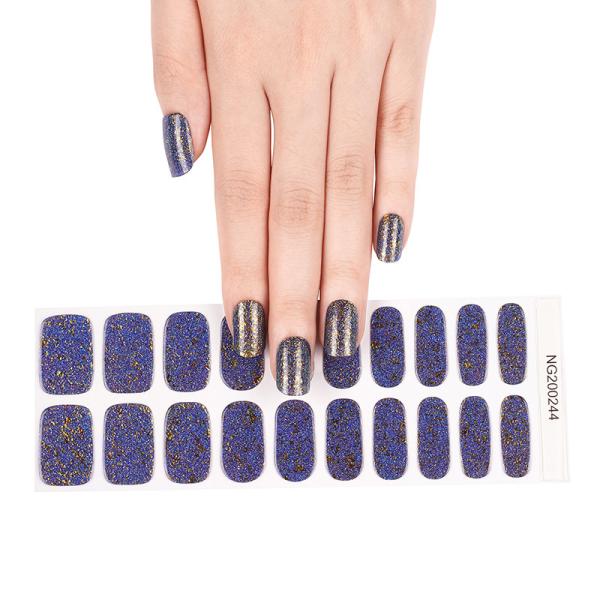 Custom Semi Cured Gel Nail Wraps Stickers with the Lamp to Cure UV Gel Nail Sticker