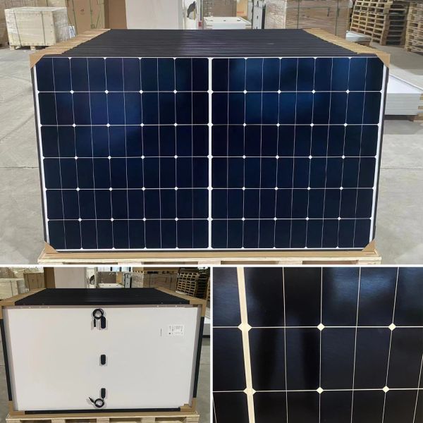 EU Warehouse Hi-MO6  Longi Bifacial Solar Panel PV 525w 530w 540w 550w Rooftop Solar Energy System