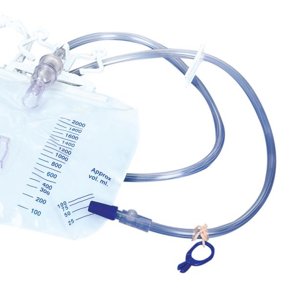 Adult Urine Drainage Collection Bag 2000ml Men Urine Bag Drainage System Bag Silicone Urine Collection Bag