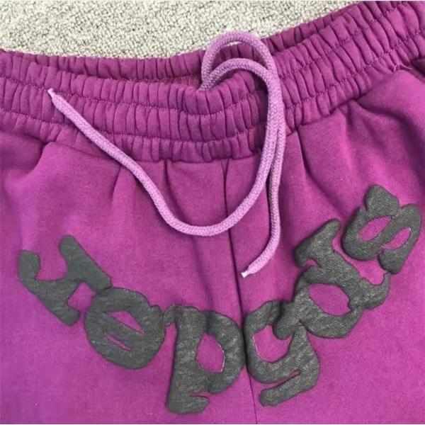 Light Men'S French Terry Shorts Dark Graphic Puff Print Joggers Sports Workout Sweat Shorts Streetwear Cotton Fleece