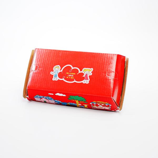 Wholesale Customized Printing logo Eco-friendly Biodegradable Disposable Fast Food Long Burger Packaging Box