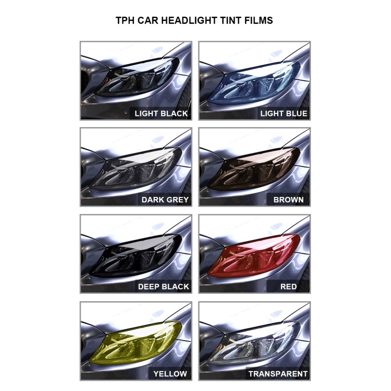 Hot Sale Car Lamp Film Easy to Install TPU Car Headlight Film