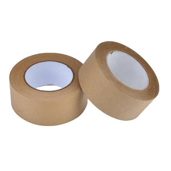 Cinta de papel Kraft con película laminada impermeable se utiliza para el sellado de cajas