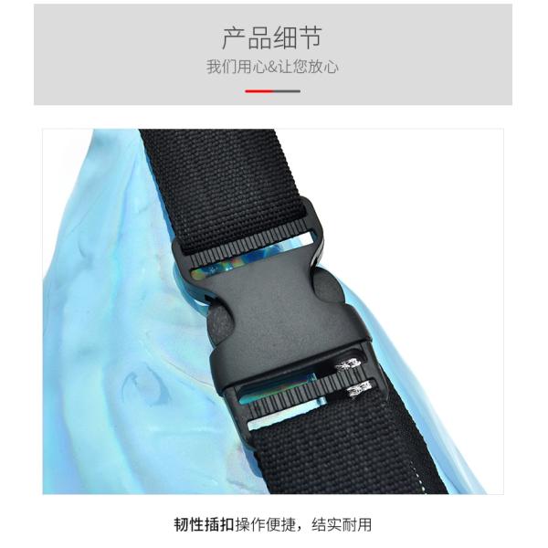 Unisex Holographic Fanny Pack with Adjustable Belt for Rave Festival Travel Party