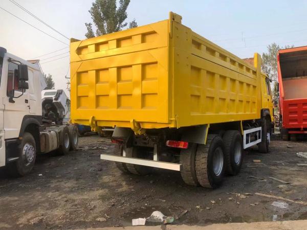                 Used HOWO Dump Truck Middle Lift HOWO 371 HOWO 375 6X4 8X4 Tipper Sinotruk Made in 2019             