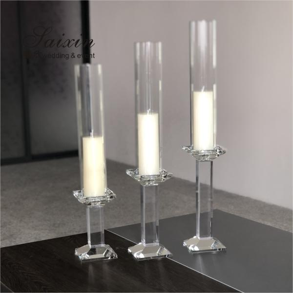 Декорация свадебного стола свеча Золотая металлическая свадебная свеча