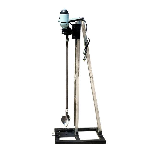 Máquina de perfuração de poços de água elétrica portátil 200KG 1.5KW Motor 100m Profundidade 220V