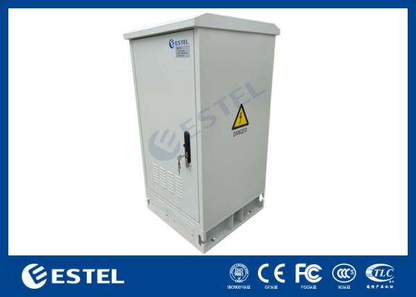 Outdoor Telecom Cabinet With 18kW 300A Telecom Power System , DC Power Supply Rectifiers Telecom Equipment Cabinet