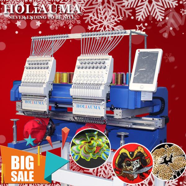 10 years service !!! HOLiAUMA High Precision Zsk Type 2 Head Computerized Digital Embroidery Machine Price