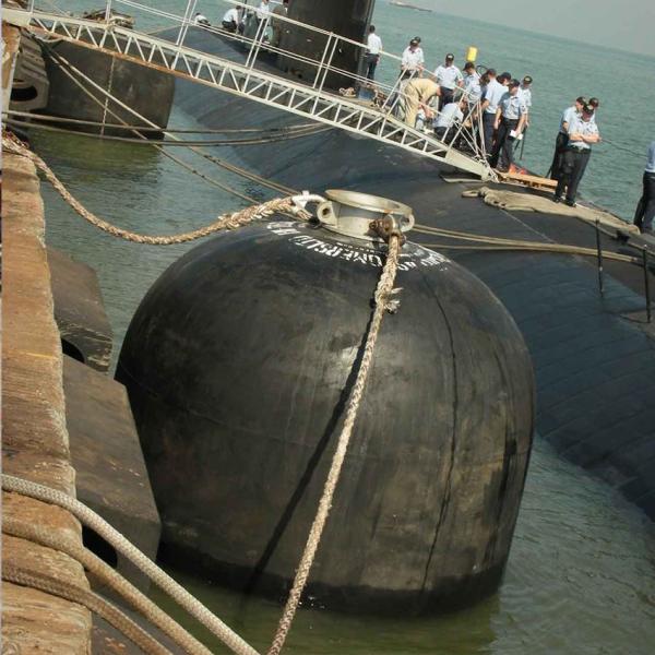 D3.3*L6.5m Foam Filled Submarine Fenders Hydro Pneumatic Rubber Fender