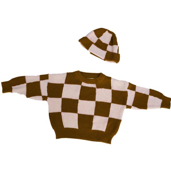 Выполненные на заказ свитеры 2PCS с 100% хлопок свитера рукава слойки Beanie уют