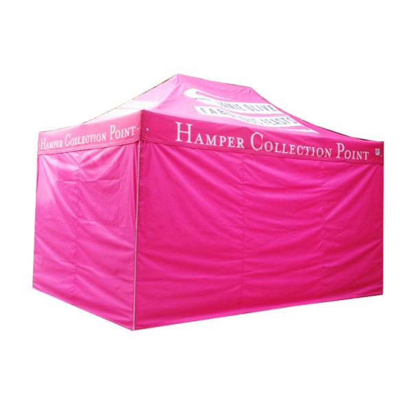 Advertising Folding Canopy Tent 3x4.5 Aluminum Structure Easy Installation