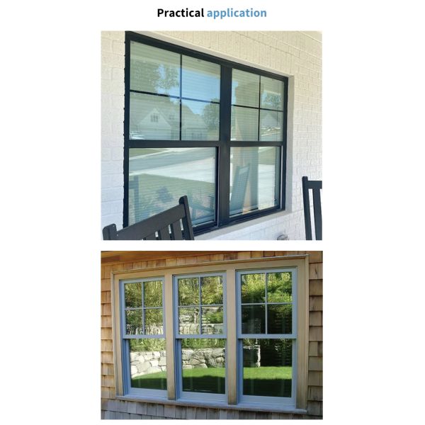 Modern Design Aluminum Stainless Steel Screen Windproof Soundproof Vertical Sliding Double Hung Windows Easy Operation School