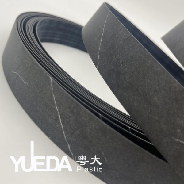 Marble Texture Skin Feeling Custom Edge Banding For High End Cabinets Bookcases
