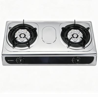 Portable 2 Burner Gas Stove Stainless Steel ODM OEM Class Household Factory