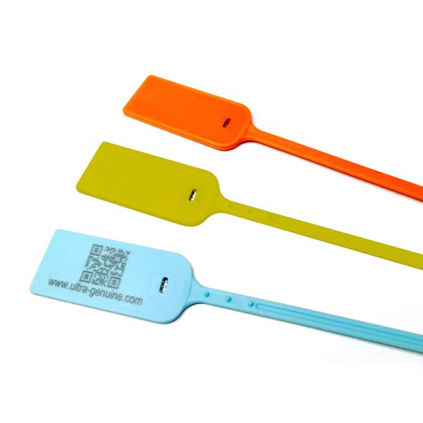 380mm Length RFID Security Seals With NTAG213 NFC Chip And 340N Tensile Strength