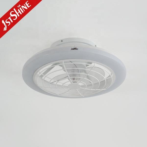 Material do corpo metálico 20 Ventilador de teto de pequeno espaço com iluminação LED de 40W e corpo de plástico