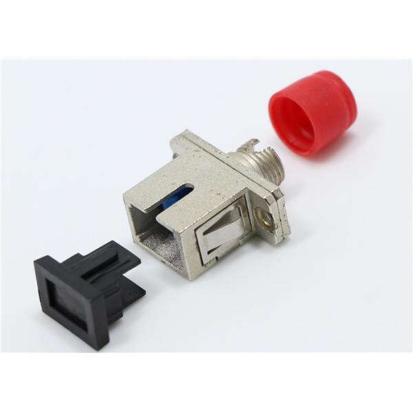 Fiber Optic Adapter Metal Body SC Female - FC Female SX Ceramic Sleeve 2.5mm-2.5mm High Tensile Strength