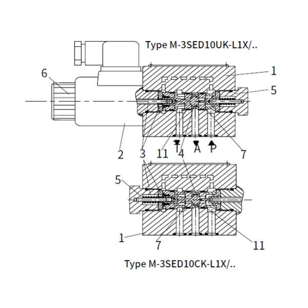 Durable Hydraulic Control Valve Directional Poppet Valve With Solenoid Operation