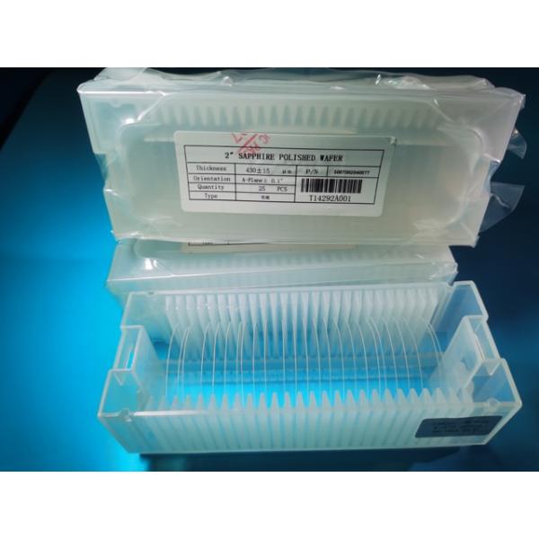 M-самолет -самолета ориентации вафли сапфира толщины точности 50.8mm 2inch 0.1mm 0.43mm