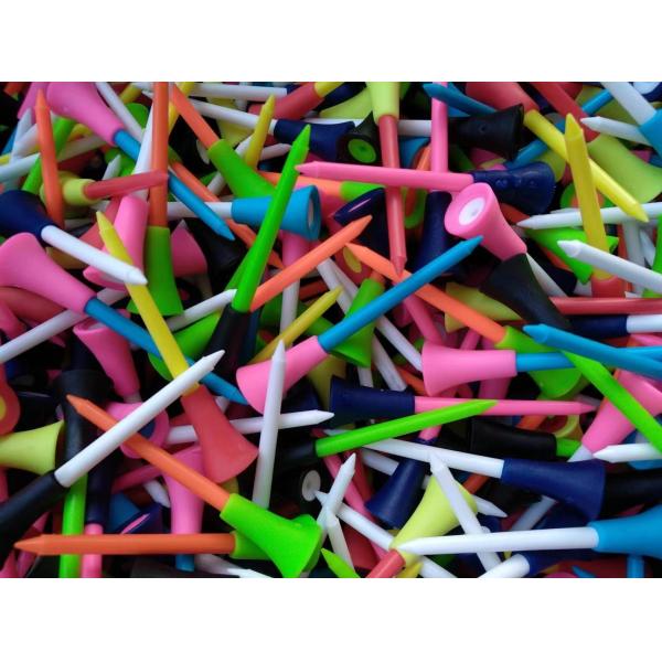 rubber golf tee , golf tees , golf tee (rubber head + plastic shaft)