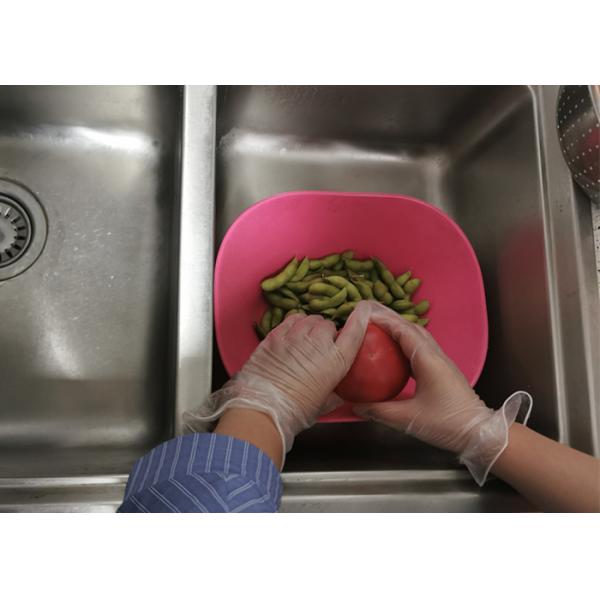 Disposable vinyl glove powder free non rubber pvc material CE Certificated