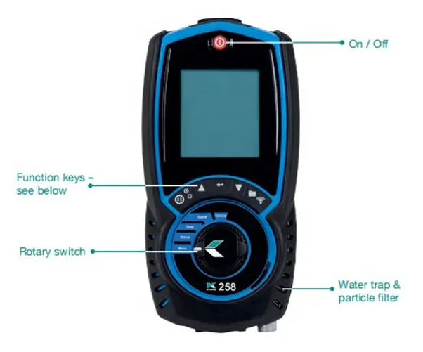 KANE 258 Wireless Flue Gas Analyzer With Direct CO O2 & CO Sensor Protection