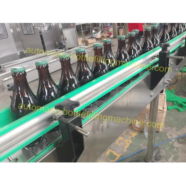 Glass Bottle Automatic Bottle Filling Machine / Beer Bottling Machine Line