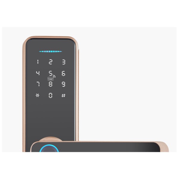 YAGU Multi Point Digital Fingerprint TTLOCK Tuya App Smart Door Lock With Camera Smart Locks Front Door