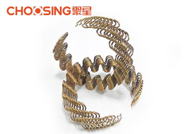 Customized Length Zig Zag Chair Springs Round Shape 3.0 - 3.4mm Wire Diameter