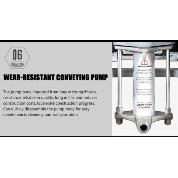 High Pressure Cement Mortar Spray Machine 35L/Min Flow Gypsum Wall Plaster Machine