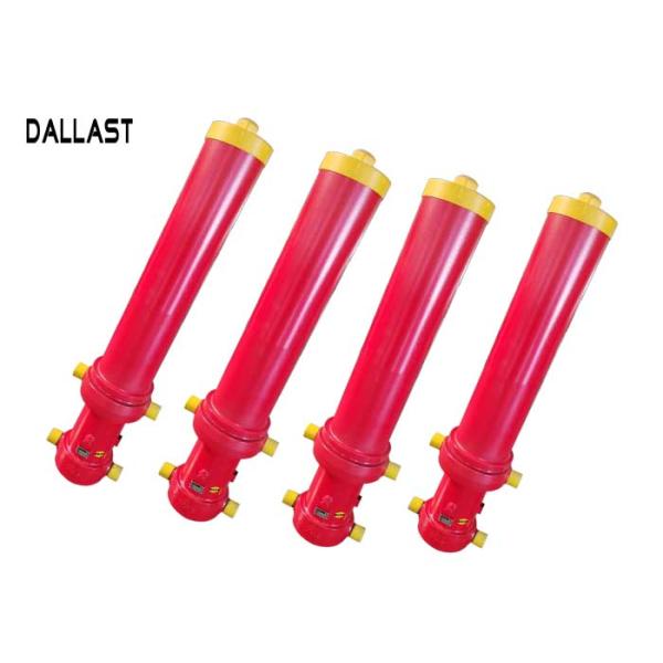 Hydraulic Dump Truck Front Lifting Cylinder Sleeve Telescopic