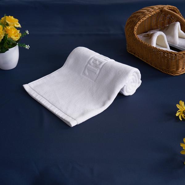 Non Slip Hotel Bath Mat  Super Absorbent 32s Bath Mat For Five Star Hotel