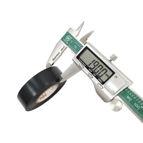 alongamento 100% da largura da fita de PVC 32mm da isolação da espessura de 0.1mm 38mm 50mm