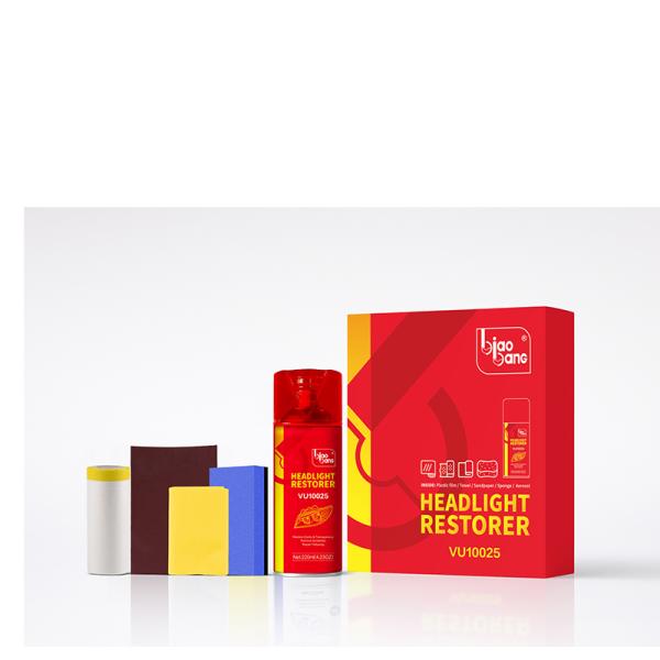 220ml Car Headlight Repair Spray Professional Removes Yellowing Surface Scratche And Oxidation